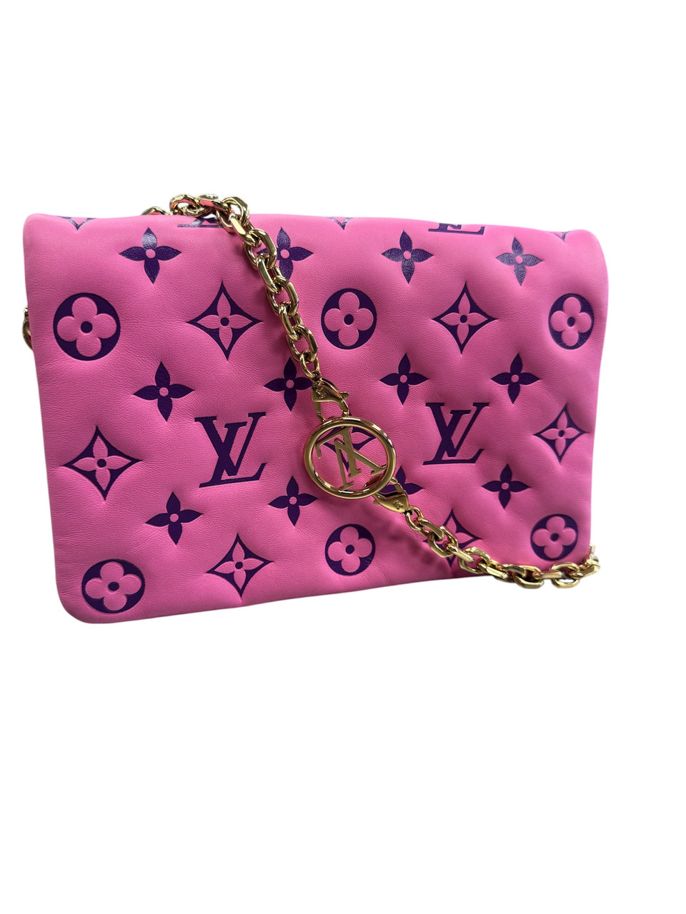 Gently Used Louis Vuitton Small Leather Handbag