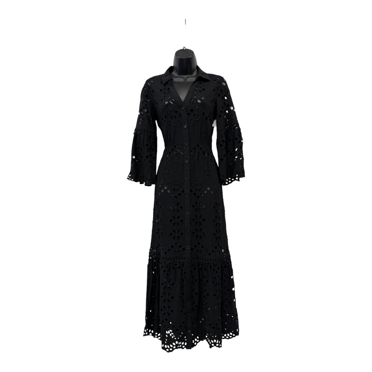 chinese dress ladies Carlynn Satin Maxi Bow Dress - Noir  The Islands
