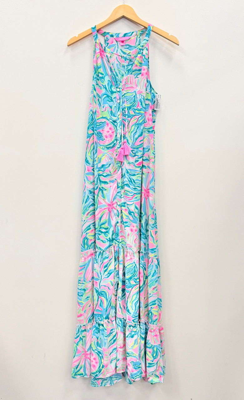 Used Lilly Pulitzer Long Dress B M-8/10