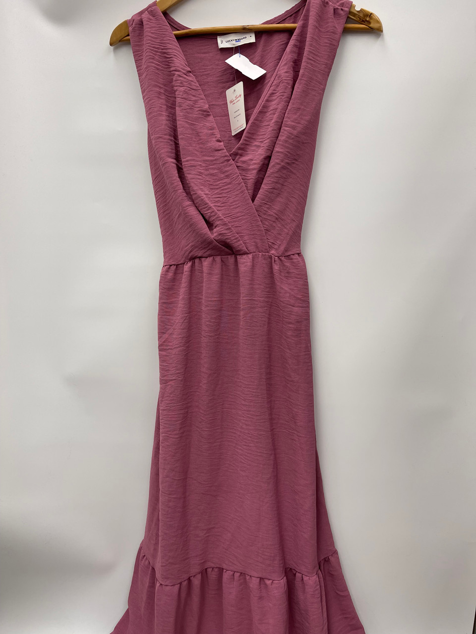 lucky brand purple dress Lucky Brand Womens Size XS Floral Drawstring Dress Purple Long Sleeveless