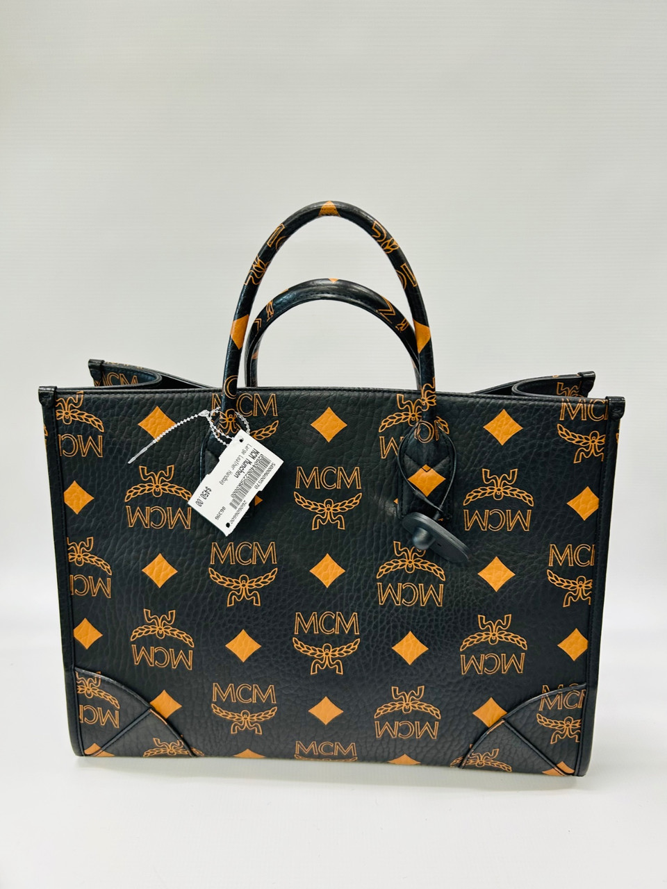 Used MCM Munchen Large Leather Handbag