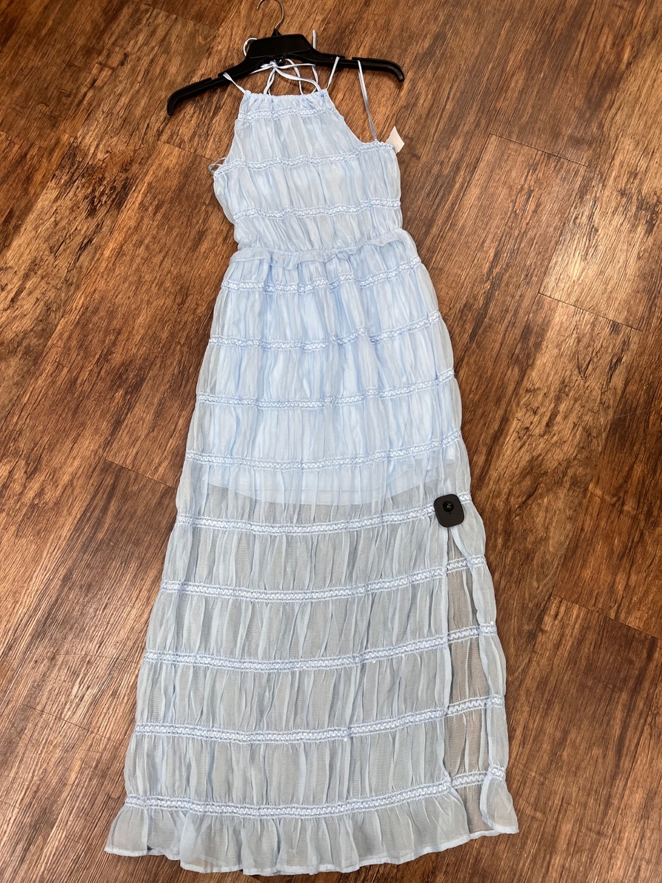 dress with long sheer sleeves Rosetta Getty | Plisse Sleeve | XS status_US  Watch AW26 Vintage Ivory Long sleeves hugging skirt that finishes SIZE:2XL