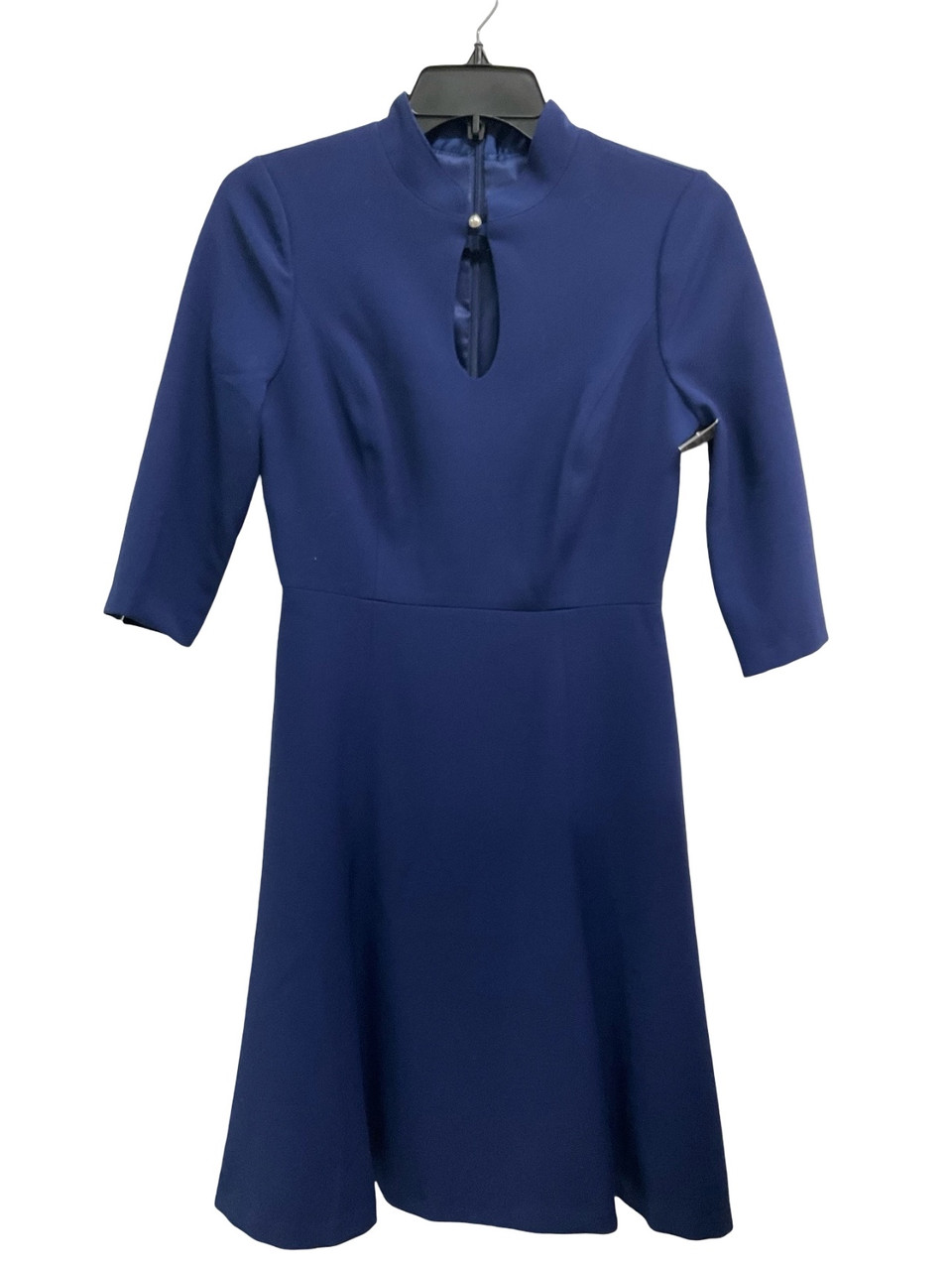 white house black market blue dress Used Short F XS-0/2 Zapaka Women Simple Ivory
