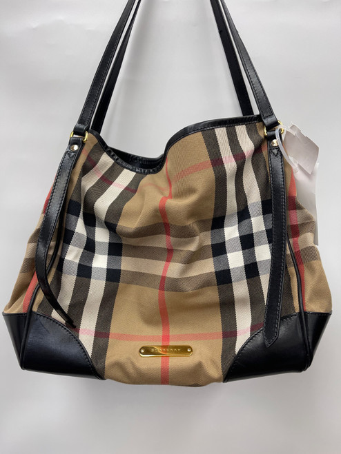 Vist Large View of Product Image Which is Used Burberry Xlarge Leather Handbag