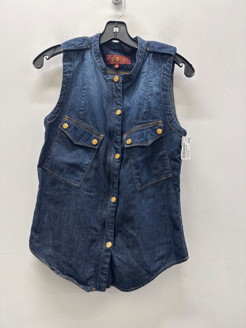 Vist Large View of Product Image Which is Used western 7 For All Mankind Sleeveless Top S-4/6