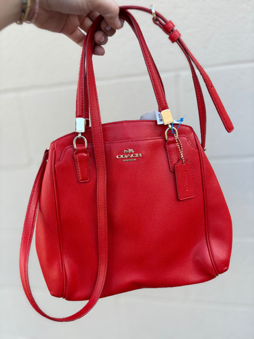 Vist Large View of Product Image Which is Used Coach Large Leather Handbag