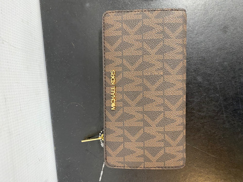 Vist Large View of Product Image Which is Used Michael Michael Kors Leather Wallet