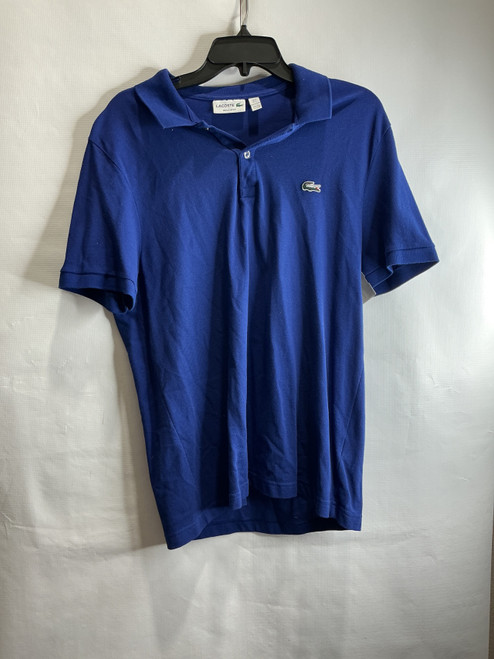Vist Large View of Product Image Which is Used Lacoste Mens Short Sleeve Top L/16-16.5