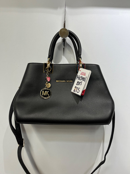 Vist Large View of Product Image Which is Used Michael Michael Kors Large Leather Handbag