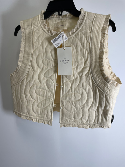 Vist Large View of Product Image Which is Used Sezane Lightweight Vest S-4/6