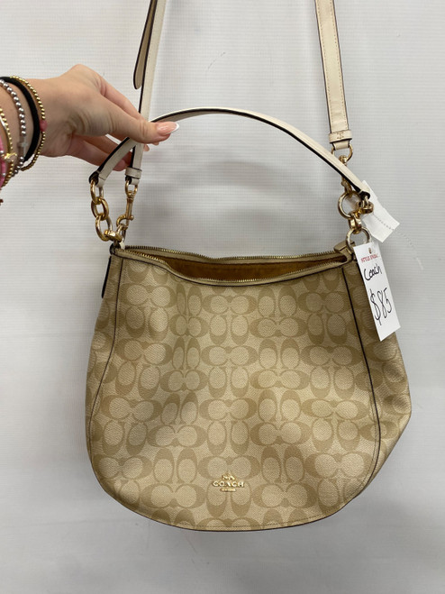 Vist Large View of Product Image Which is Used Coach Large Leather Handbag