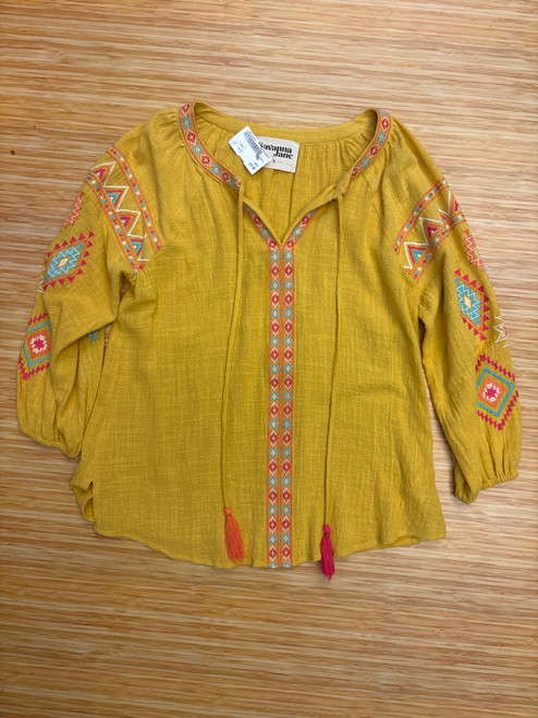 Vist Large View of Product Image Which is Used Savanna Jane Long Sleeve Top F S-4/6
