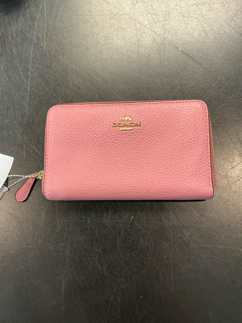 Vist Large View of Product Image Which is Used Coach Leather Wallet