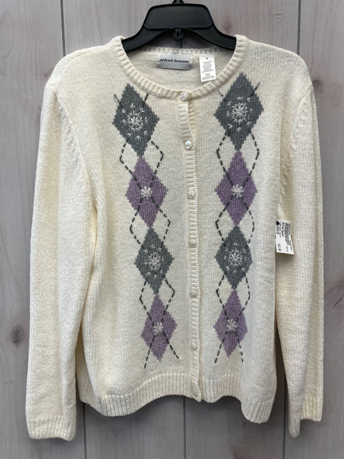 Vist Large View of Product Image Which is Used Alfred Dunner Lightweight Sweater M-8/10