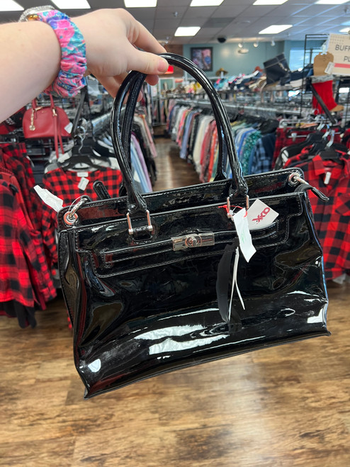 Vist Large View of Product Image Which is NWT Unbranded Large Leather Handbag