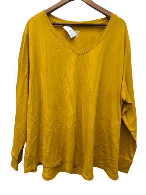 Vist Large View of Product Image Which is Used Terra & Sky Long Sleeve Top P 3X-22