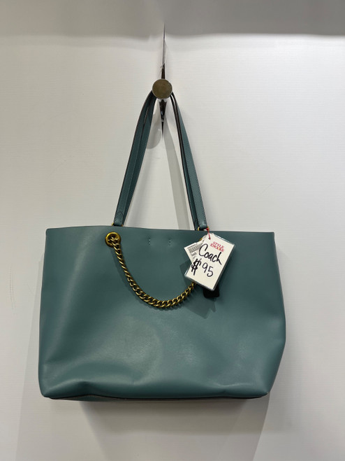 Vist Large View of Product Image Which is Used Coach Large Leather Handbag
