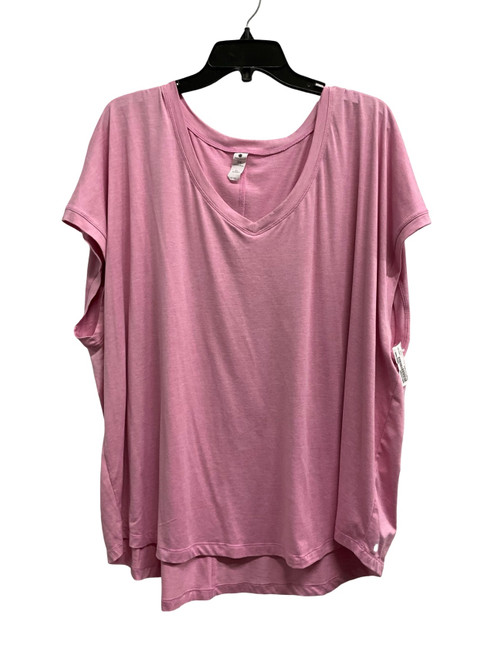 Vist Large View of Product Image Which is Used Yogalicious Active Short Sleeve 3X-22