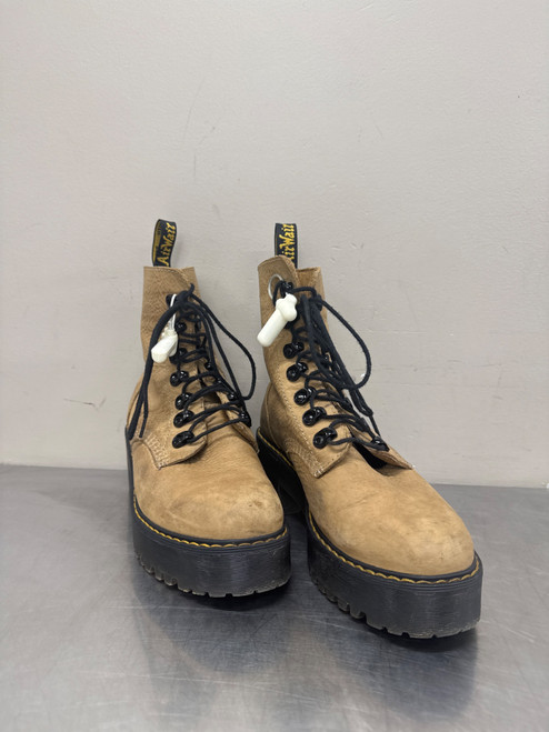 Vist Large View of Product Image Which is Used Tan Dr. Martens Ankle Boots 7