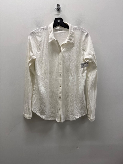 Vist Large View of Product Image Which is Used White Eileen Fisher Long Sleeve Top S-4/6