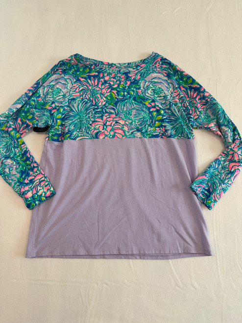 Vist Large View of Product Image Which is Used Lilly Pulitzer Long Sleeve Top L