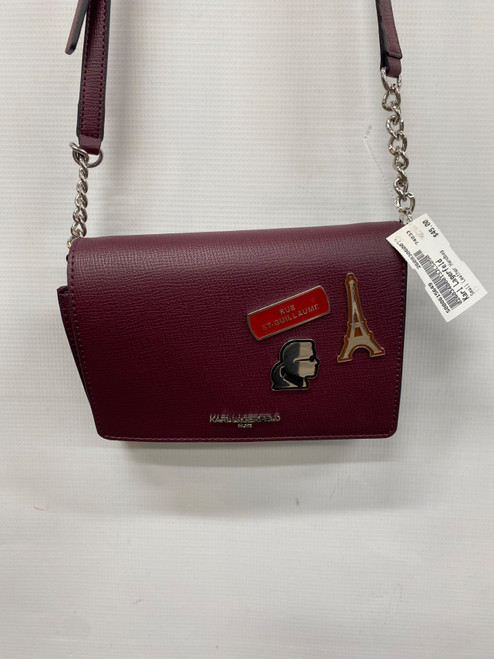 Vist Large View of Product Image Which is Used Karl Lagerfeld Small Leather Handbag