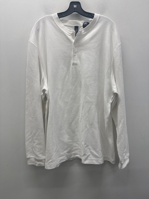Vist Large View of Product Image Which is Used White Lululemon Athletica Mens Long Sleeve Top XL/17-17.5