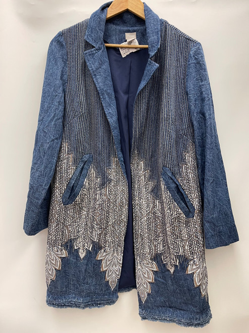 Vist Large View of Product Image Which is Used Chico's Long Light Jacket M-8/10