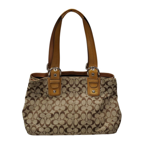 Vist Large View of Product Image Which is Used Coach Large Leather Handbag