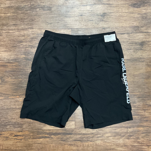 Vist Large View of Product Image Which is Used Karl Lagerfeld Mens Athletic Shorts M