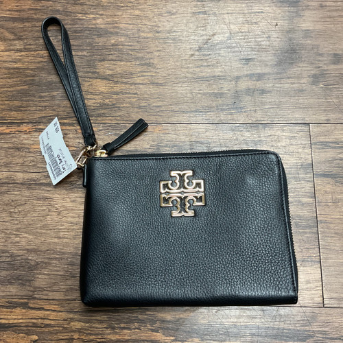 Vist Large View of Product Image Which is Used Tory Burch Leather Wristlet