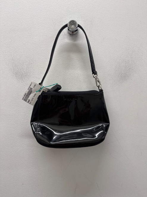 Vist Large View of Product Image Which is Used Black Coach Small Leather Handbag