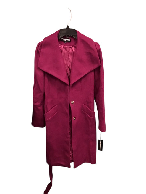 Vist Large View of Product Image Which is Used Karl Lagerfeld Paris Long Heavy Coat S-4/6