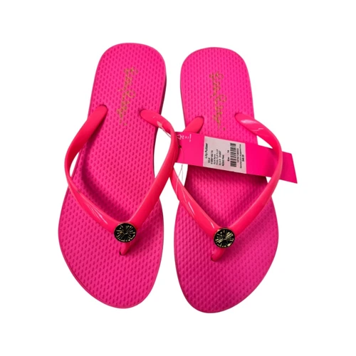 Vist Large View of Product Image Which is Used Lilly Pulitzer Flip Flops 8