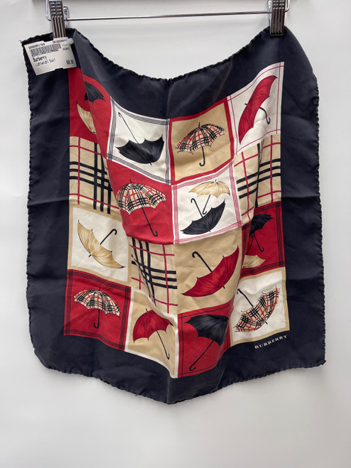 Vist Large View of Product Image Which is Used Burberry Lightweight Scarf