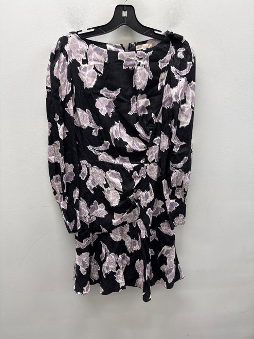 Vist Large View of Product Image Which is Used Black/Purple Rebecca Taylor Short Dress B S-4/6