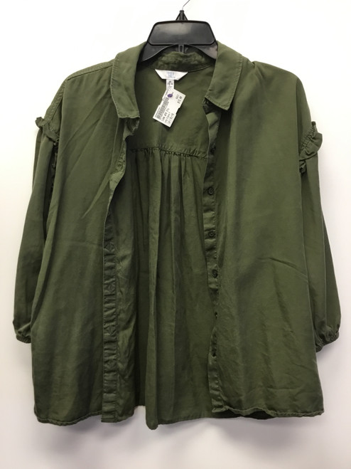Vist Large View of Product Image Which is Used Time And Tru Long Sleeve Top P XL-16