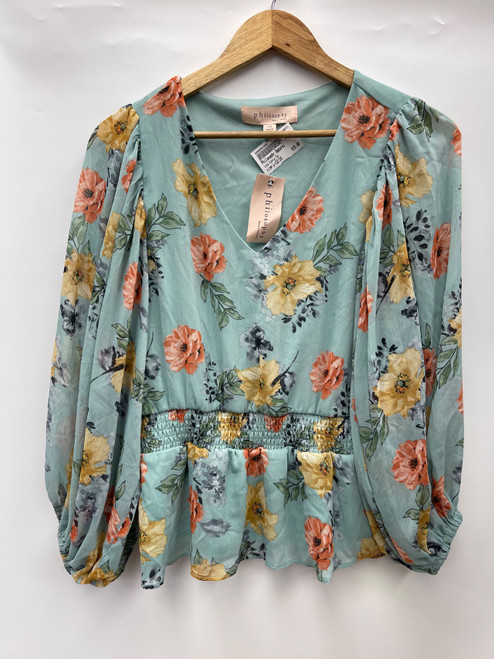 Vist Large View of Product Image Which is Used Philosophy Apparel Long Sleeve Top L-12/14