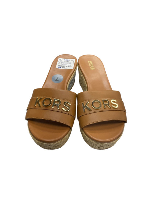 Vist Large View of Product Image Which is Used Michael Michael Kors Wedge Sandals 7