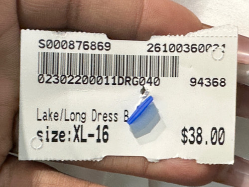 Vist Large View of Product Image Which is Used Unbranded Long Dress B XL-16