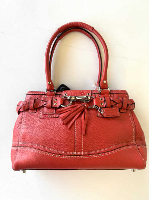 Vist Large View of Product Image Which is Used Coach Large Leather Handbag