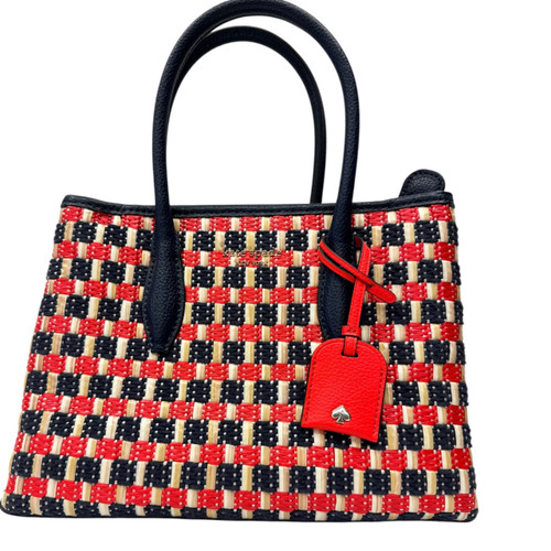 Vist Large View of Product Image Which is Used Kate Spade Trim Straw Handle/Crossbody 