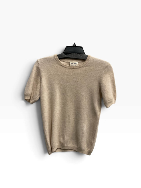 Vist Large View of Product Image Which is Used SOFT GOAT PShort Sleeve Sweater S-4/6