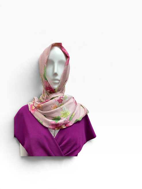 Vist Large View of Product Image Which is Used Valentino Lightweight Scarf