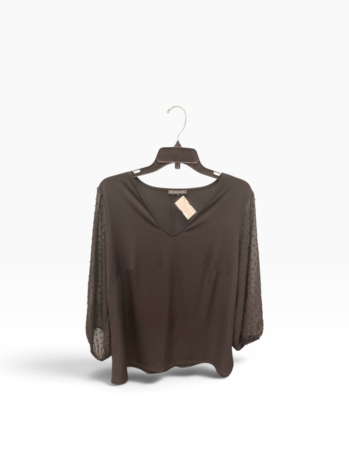 Vist Large View of Product Image Which is Used Adrianna Papell Long Sleeve Top XL-16