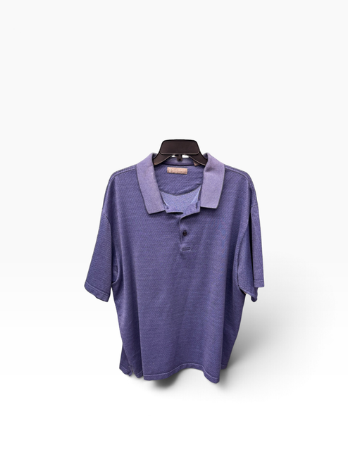 Vist Large View of Product Image Which is Used Cremieux Mens Short Sleeve Top 2X/18-18.5