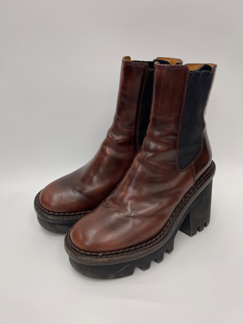 Vist Large View of Product Image Which is Used Chloe Ankle Boots 7 As Is