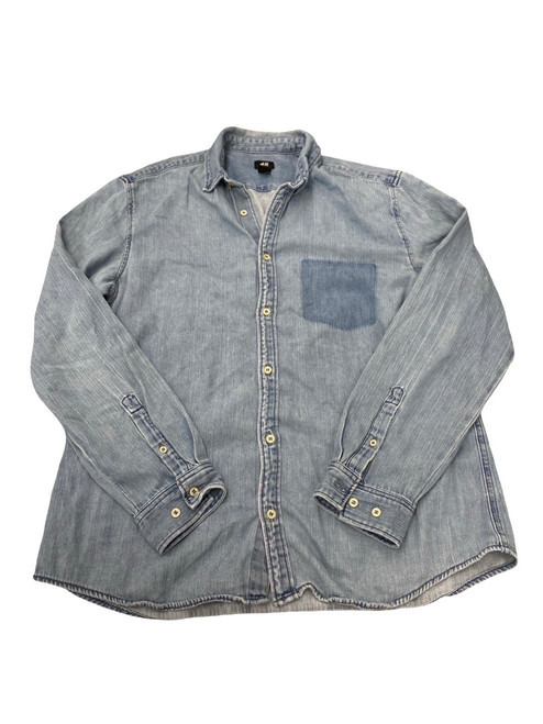 Vist Large View of Product Image Which is Used H & M Mens Long Sleeve Top XL/17-17.5
