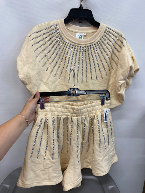 Vist Large View of Product Image Which is Queen of Sparkle Used Unbranded Romper M-8/10