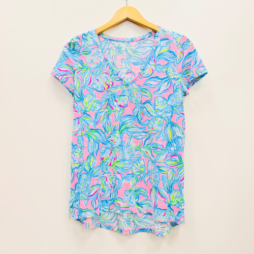 Vist Large View of Product Image Which is Used Lilly Pulitzer Short Sleeve Top XS-0/2